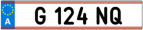 Truck License Plate